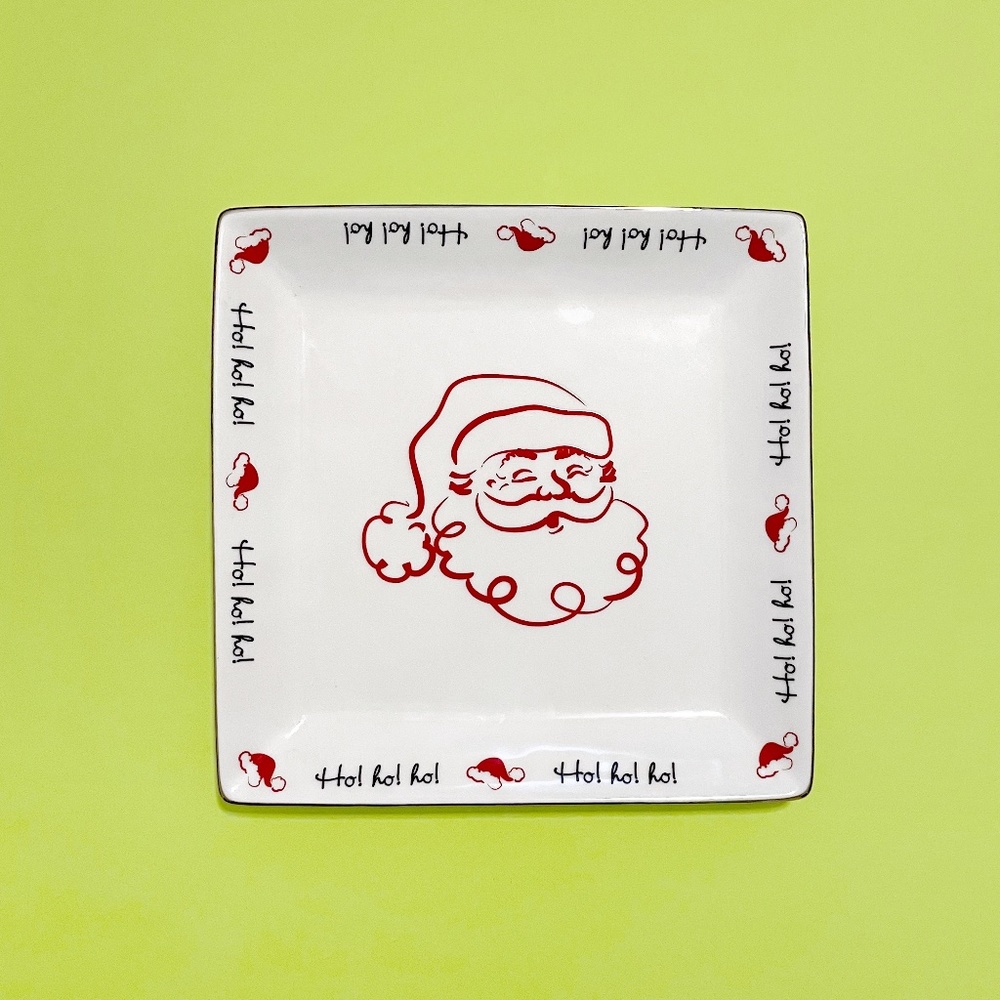 Christmas Home Collection, St. Nicholas Square - Square Santa Plate